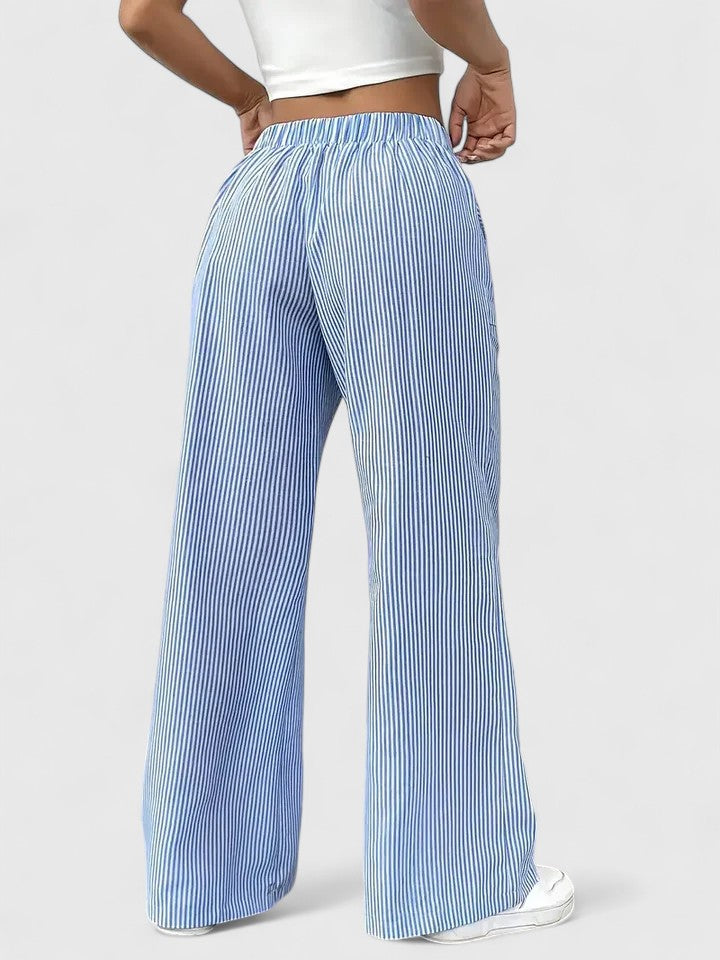 Sivina – Pantalones anchos y aireados con bolsillos