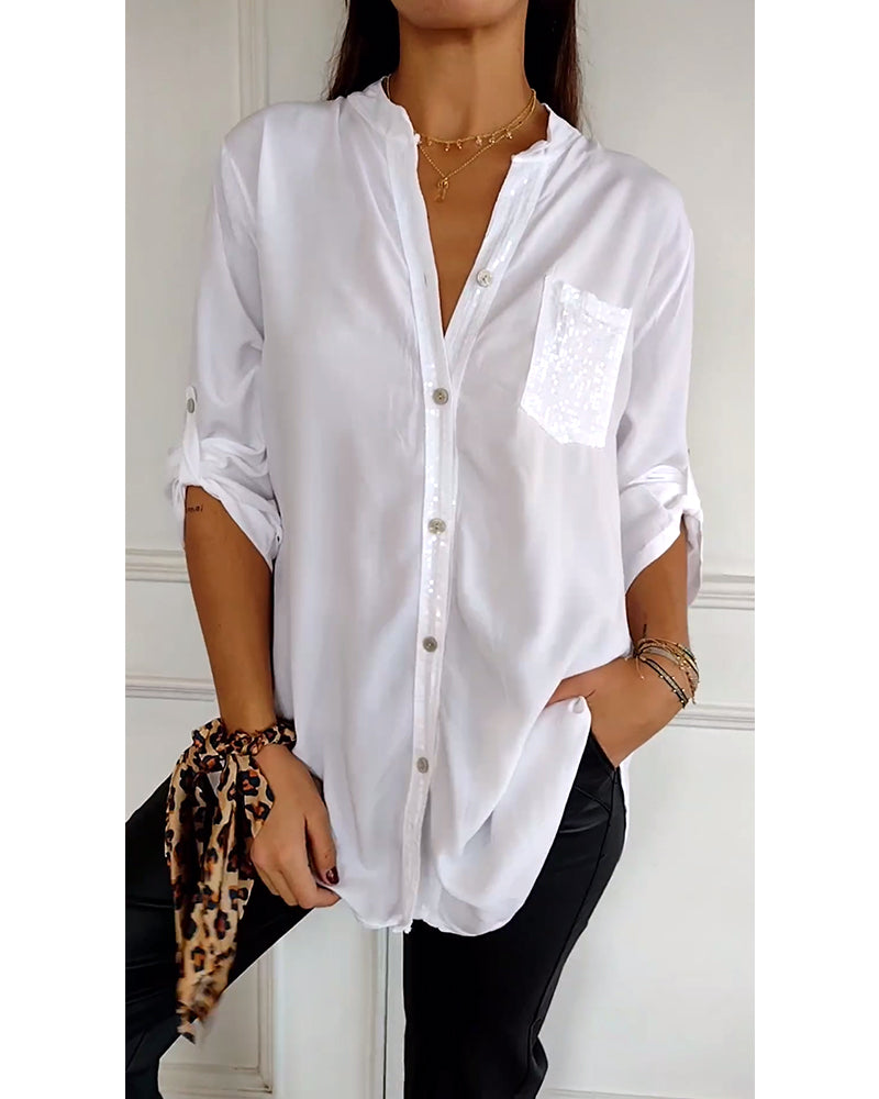 Marise - Elegante blusa de algodón