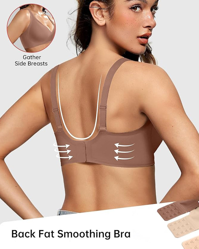 Lubenia – Sujetador push-up sin costuras con escote profundo