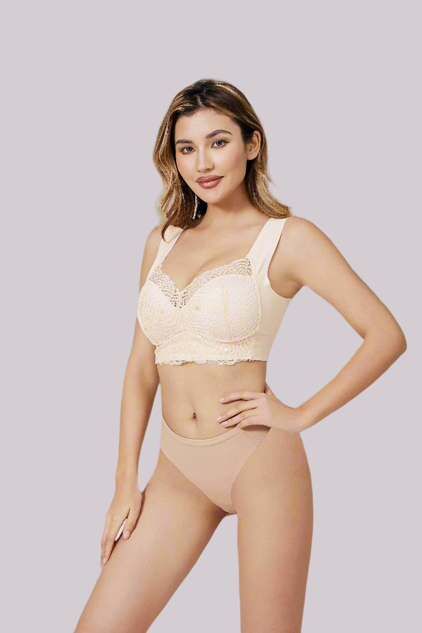 Radosia – Sujetador push-up cómodo con encaje