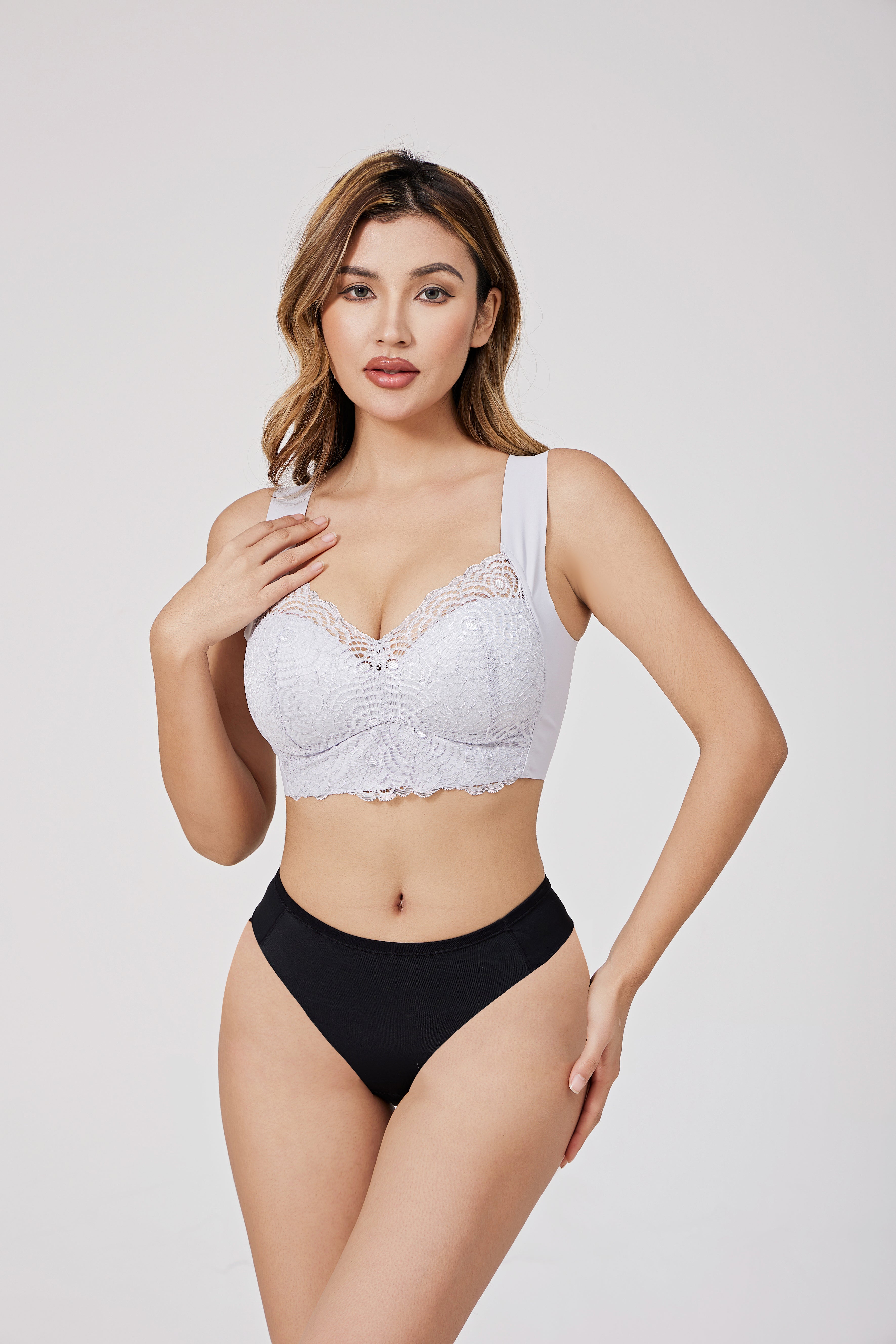 Radosia – Sujetador push-up cómodo con encaje