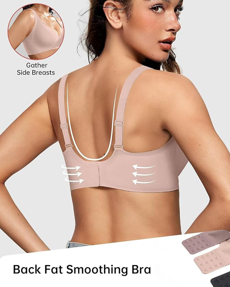 Lubenia – Sujetador push-up sin costuras con escote profundo