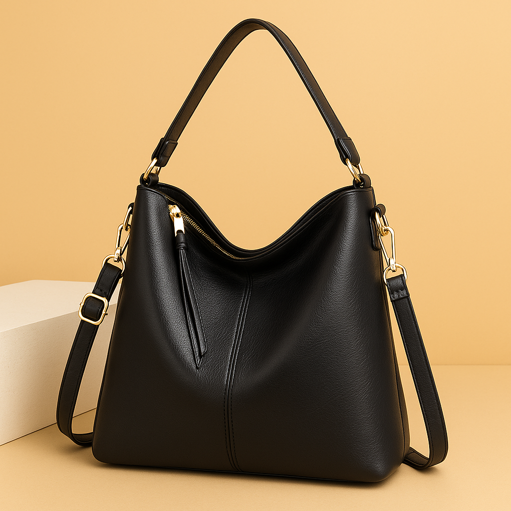 Justyna - Bolso hobo de piel