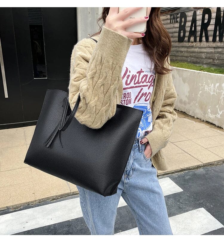 Paulina - Bolso de hombro de piel Istar
