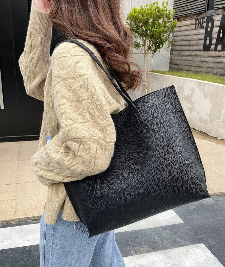 Paulina - Bolso de hombro de piel Istar