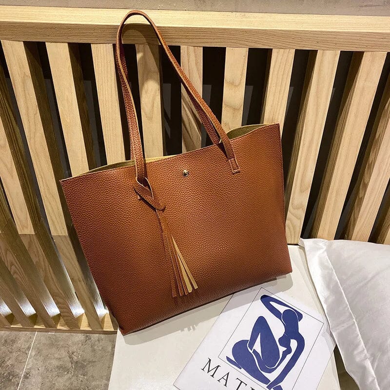 Paulina - Bolso de hombro de piel Istar