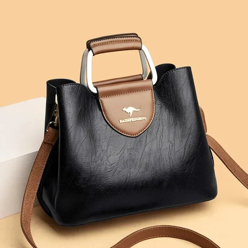Genowefa - Elegante bolso de piel 