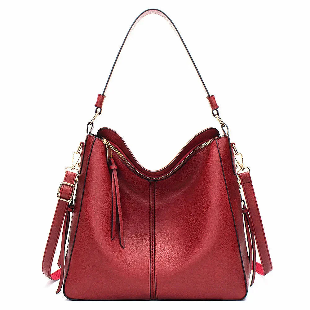 Justyna - Bolso hobo de piel