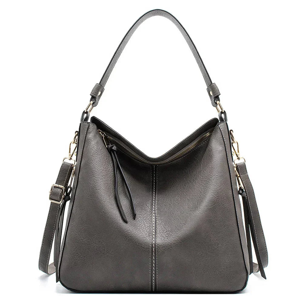 Justyna - Bolso hobo de piel