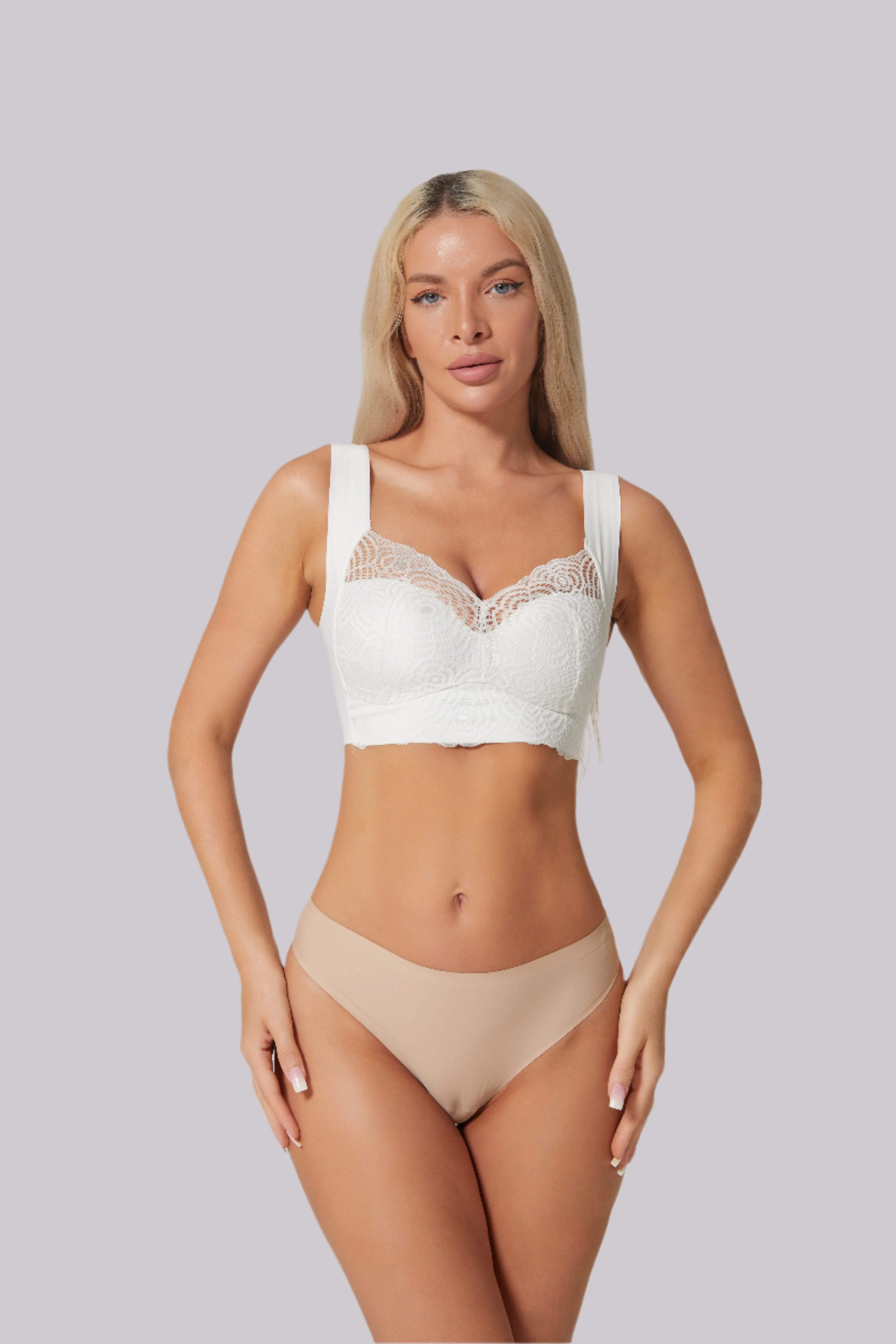 Radosia – Sujetador push-up cómodo con encaje