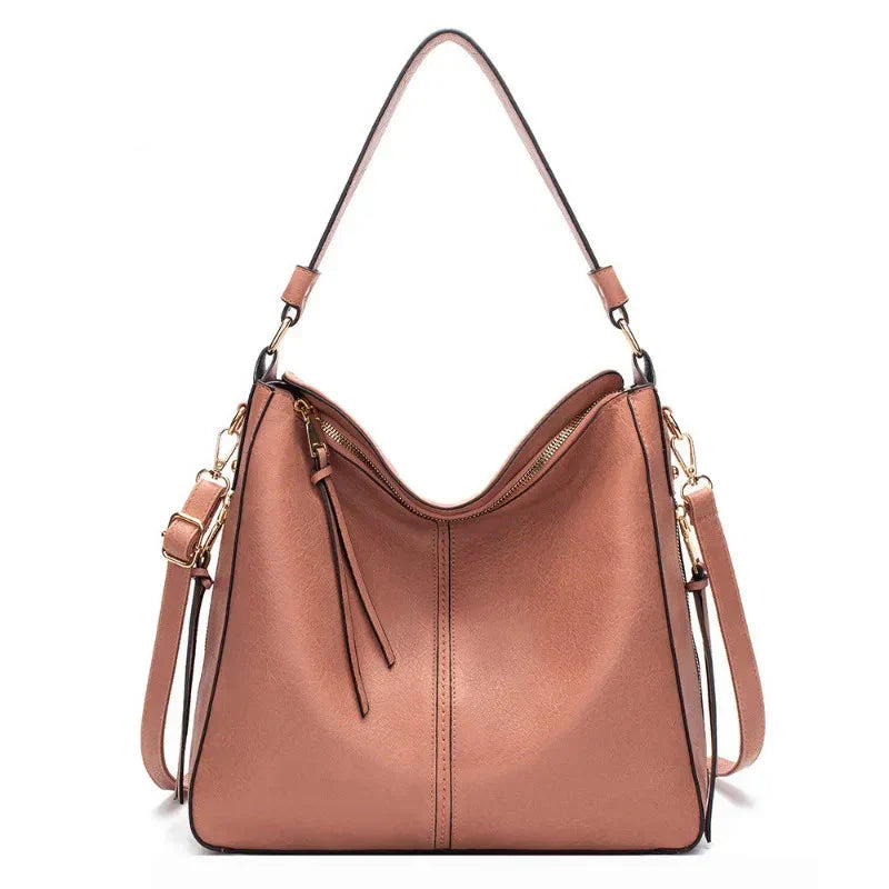 Justyna - Bolso hobo de piel