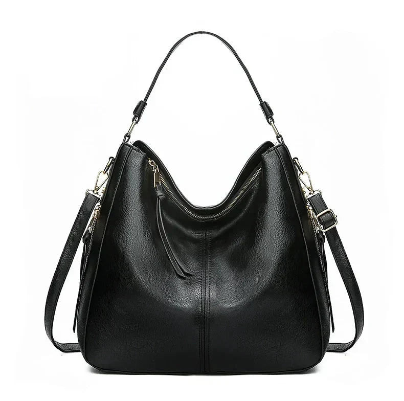 Justyna - Bolso hobo de piel