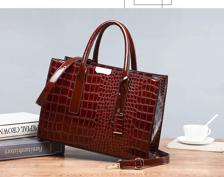 Paulina - Bolso de piel de cocodrilo de Nueva York 