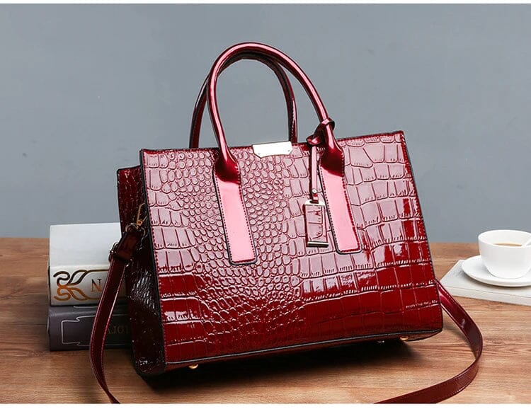 Paulina - Bolso de piel de cocodrilo de Nueva York 