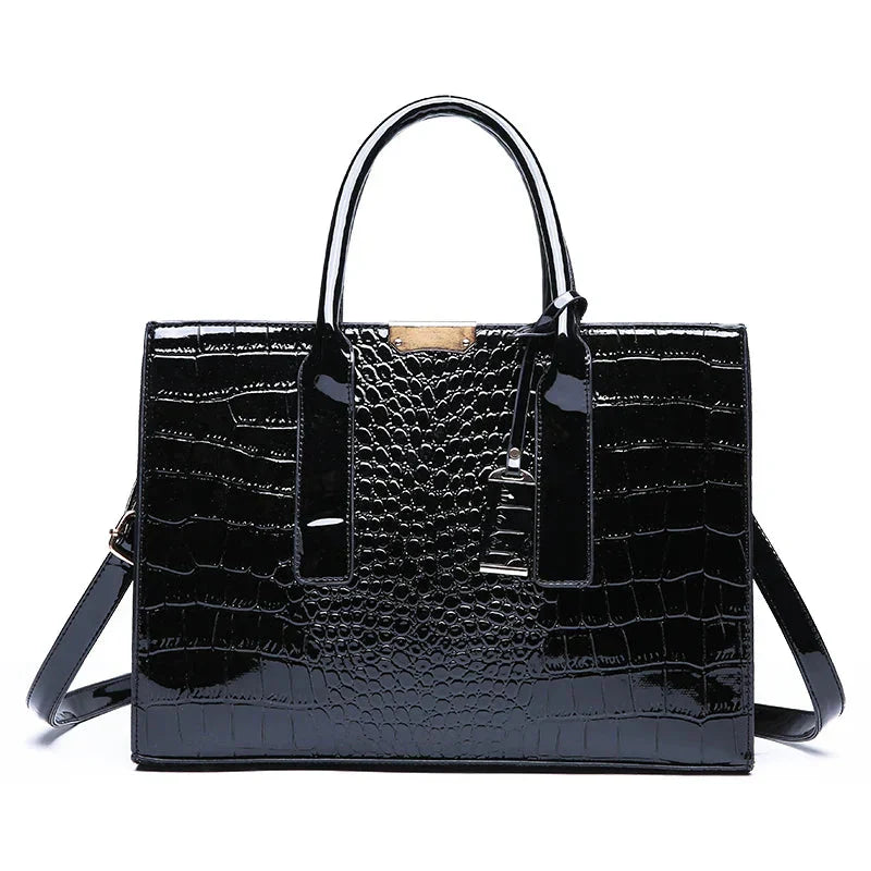 Paulina - Bolso de piel de cocodrilo de Nueva York 