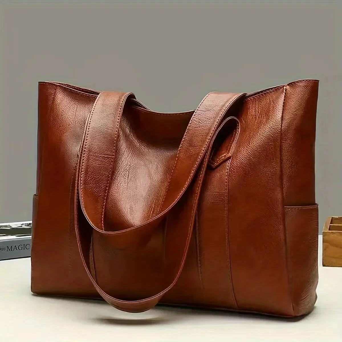 Jolanta - Bolso de hombro de piel original